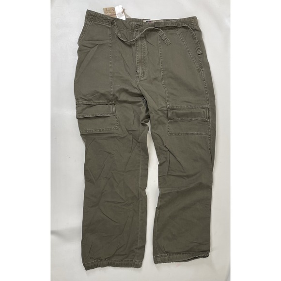 Tommy Hilfiger Other - Tommy‎ Hilfiger Military Cargo Pants Destruction Wash Mens Size L Green NWT
